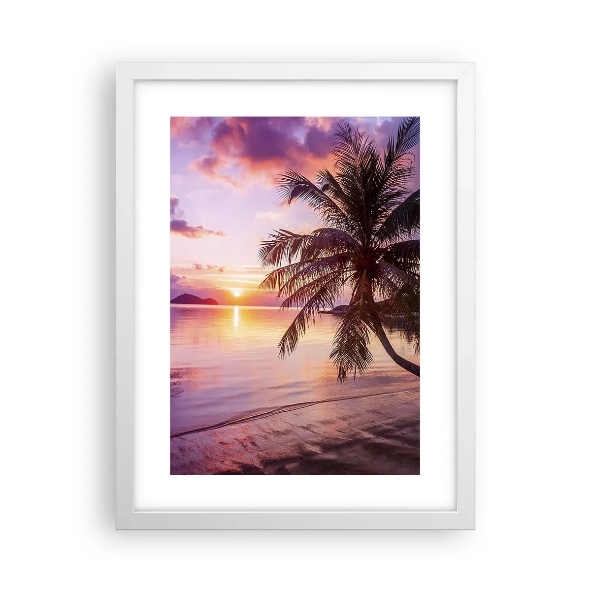 Plakát v bílém rámu - Blahobyt až po okraj - 30x40 cm