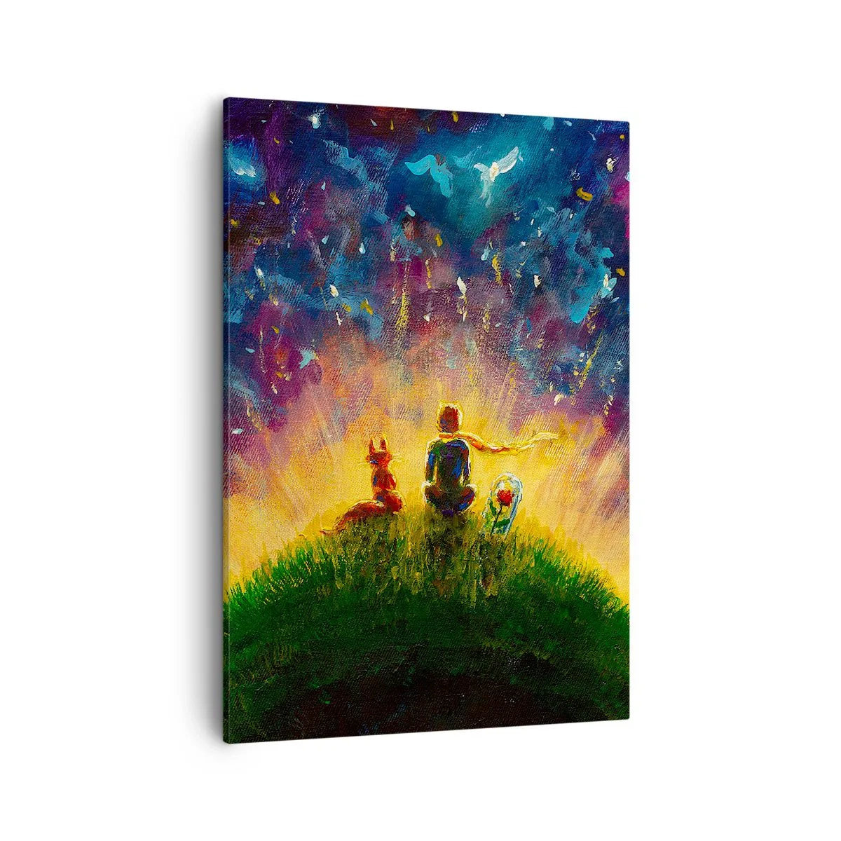 Obraz na plátně - Láska a přátelství - celý svět - 50x70 cm