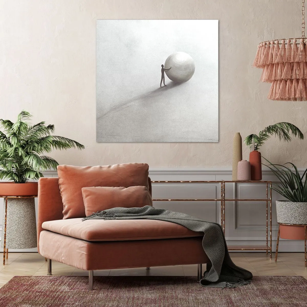 Obraz na plátně - Hra života - 70x70 cm