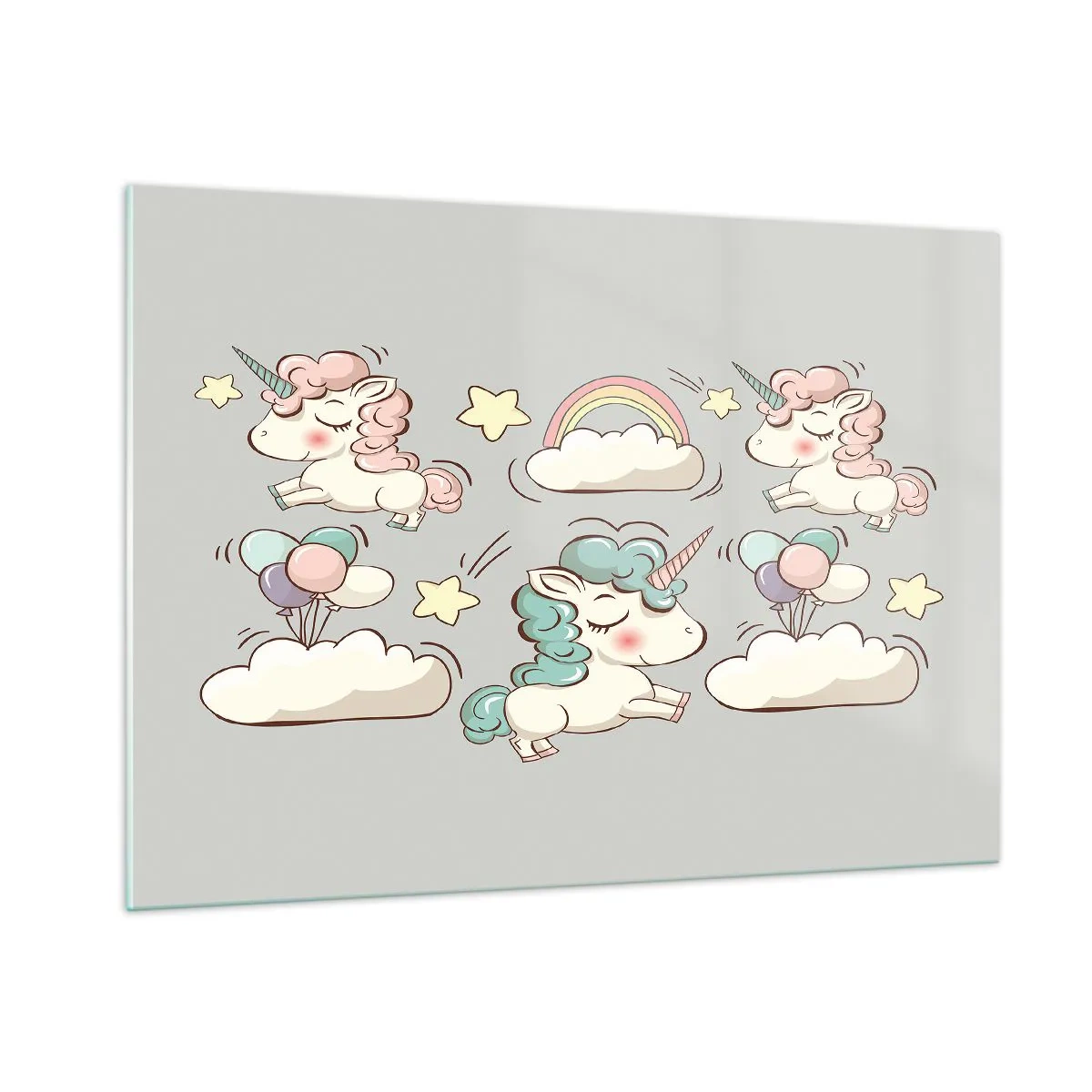 Obraz na skle - Určitě existují… - 100x70 cm