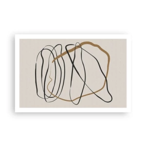 Plakát - Kompozice – tanec ve smyčce - 91x61 cm