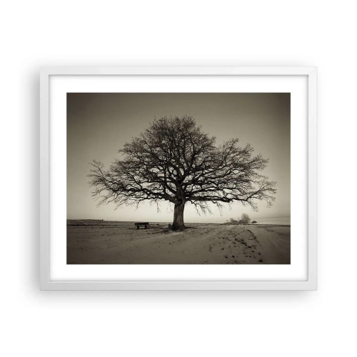 Plakát v bílém rámu - Odtud až na věčnost - 50x40 cm