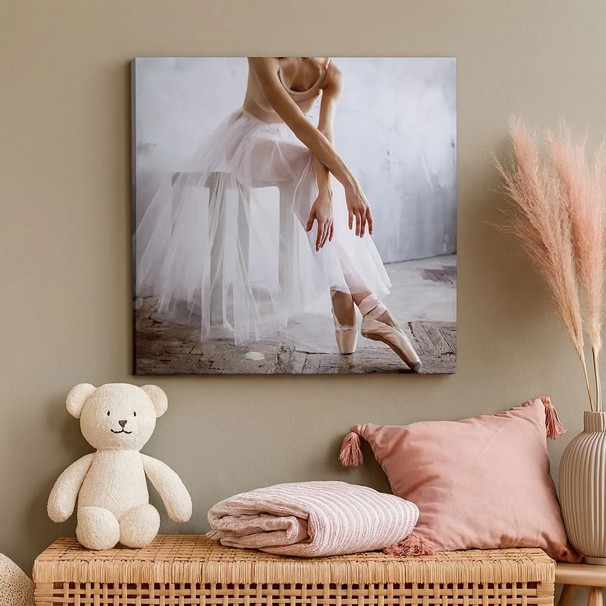 Obraz na plátně - Než se rozsvítí světla rampy - 30x30 cm