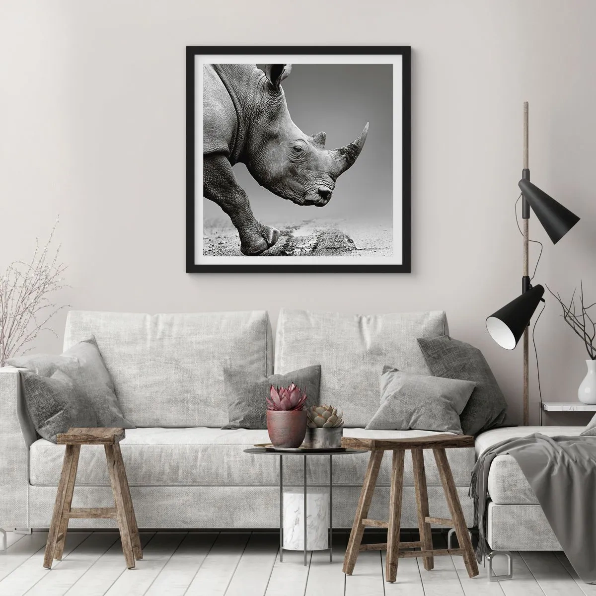 Plakát v černém rámu - Nezastavitelná síla - 60x60 cm