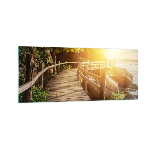 Obraz na skle - Další zatáčka, další zázraky - 100x40 cm