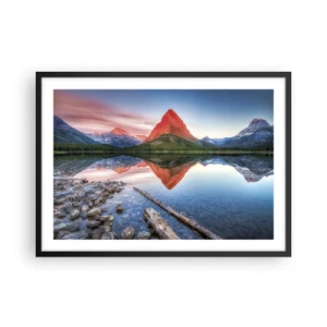 Plakát v černém rámu - Teplo a chlad - 70x50 cm