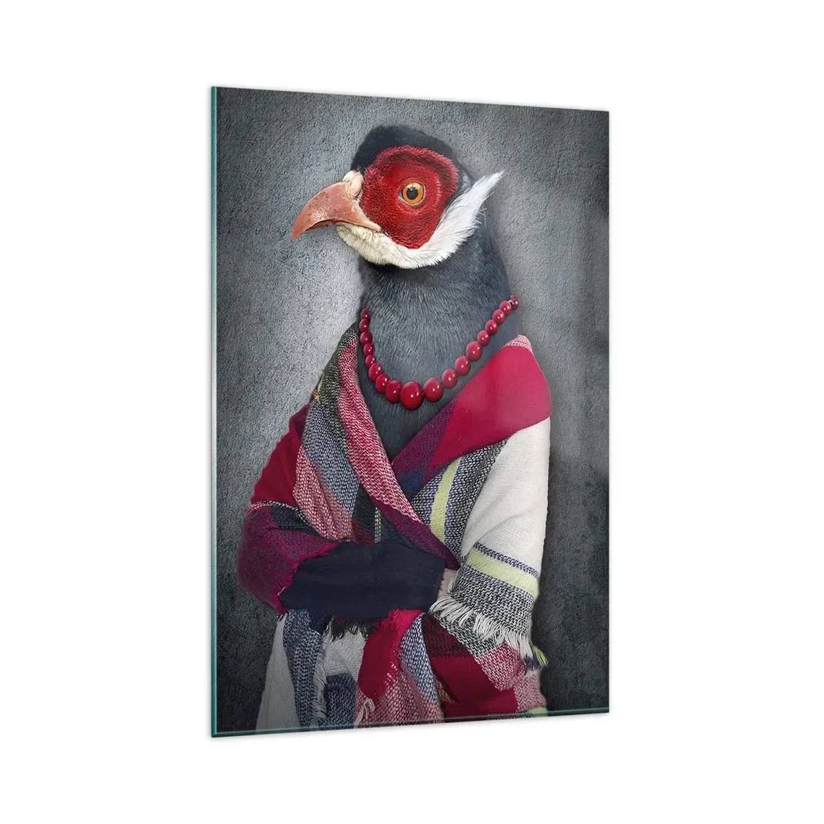 Obraz na skle - Co tady dělám?! - 80x120 cm