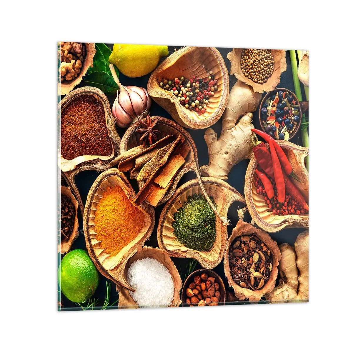 Obraz na skle - Vezmi si, co chceš - 60x60 cm