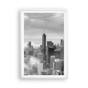 Plakát v bílém rámu - Americká krajina - 61x91 cm