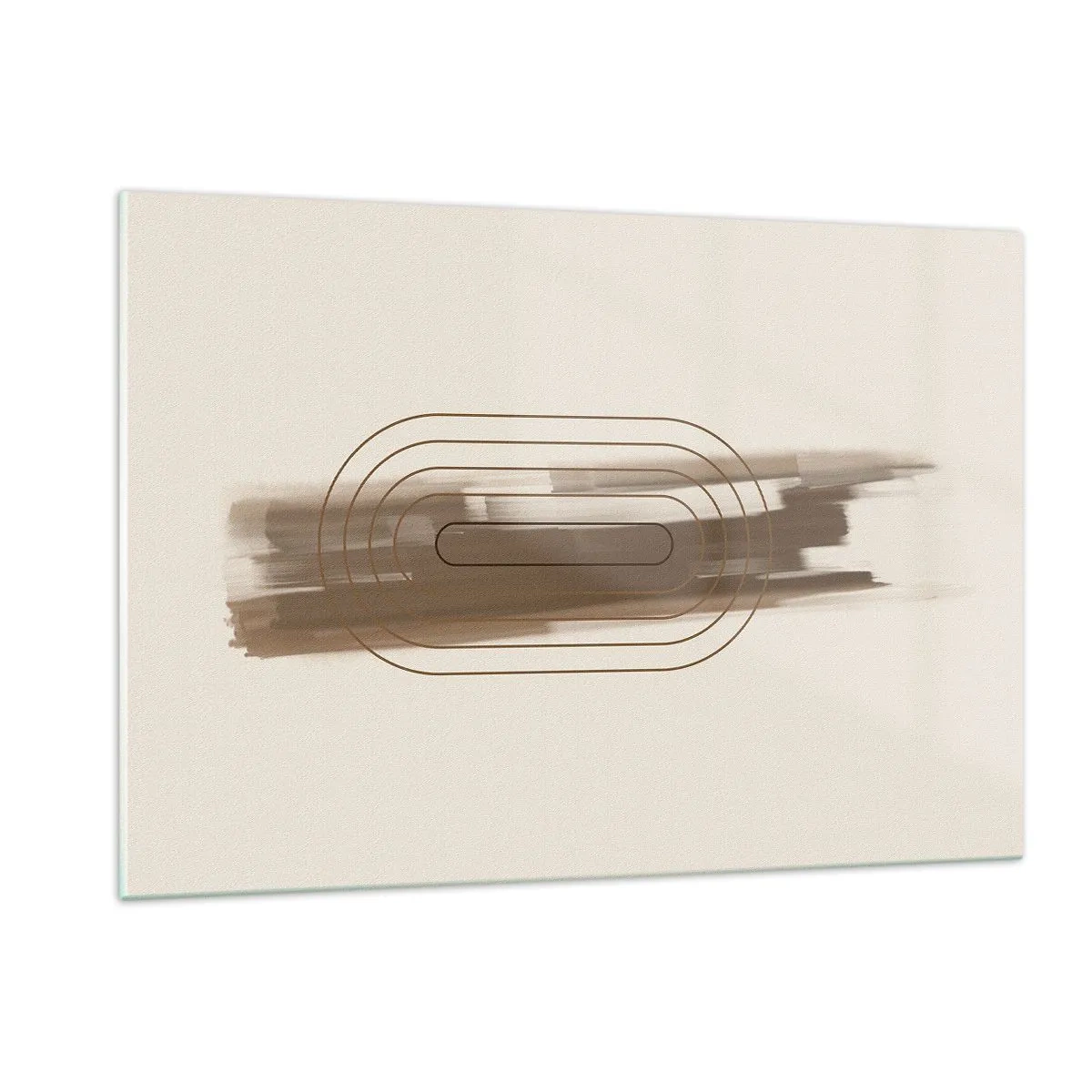 Obraz na skle - Závan šedi - 120x80 cm