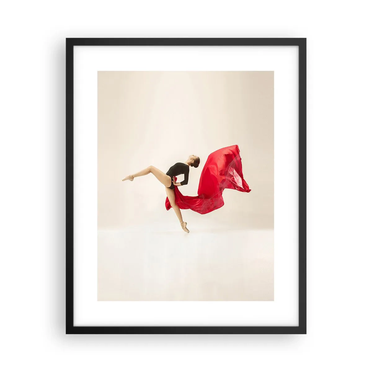 Plakát v černém rámu - Červené a černé - 40x50 cm