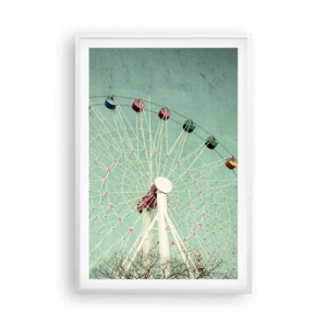 Plakát v bílém rámu - Zveme vás k zábavě - 61x91 cm