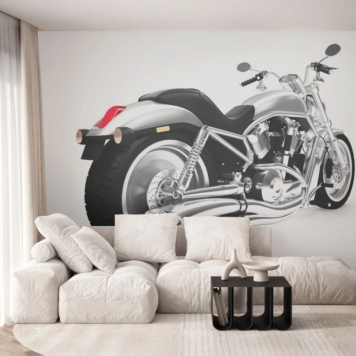 Fototapeta Premium Sand - Sny sběratele - Automobilový průmysl, Motorka, Vrtulník - 400x280 cm