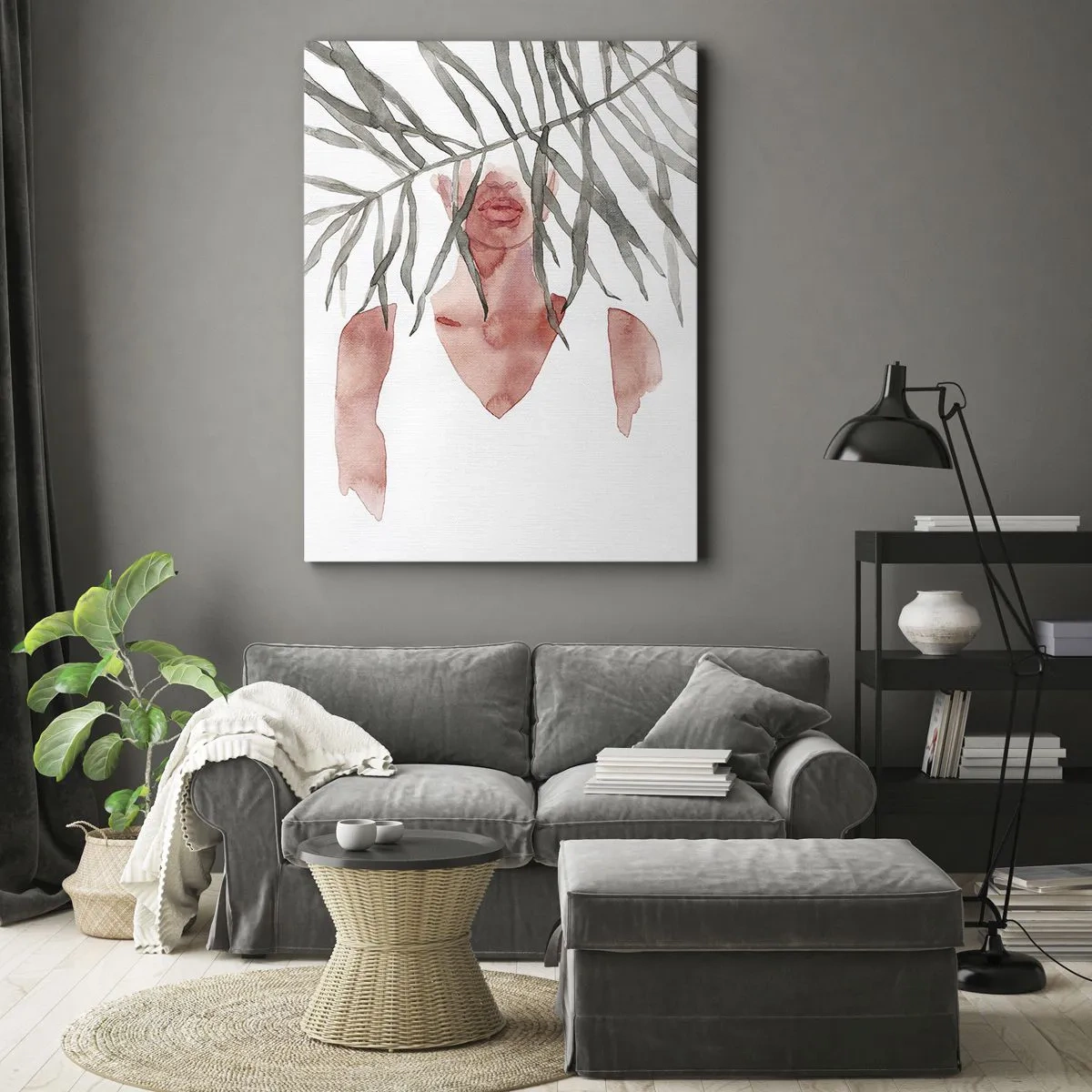 Obraz na plátně - Dáma tropů - 70x100 cm