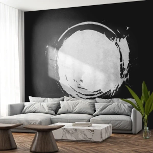 Fototapeta Premium Canvas - Správné řešení - Kolo, Planeta, Měsíc - 300x210 cm