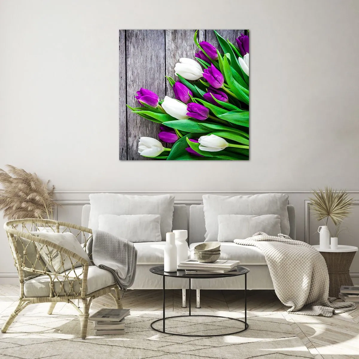 Obraz na skle - V den jarního svátku - 70x70 cm