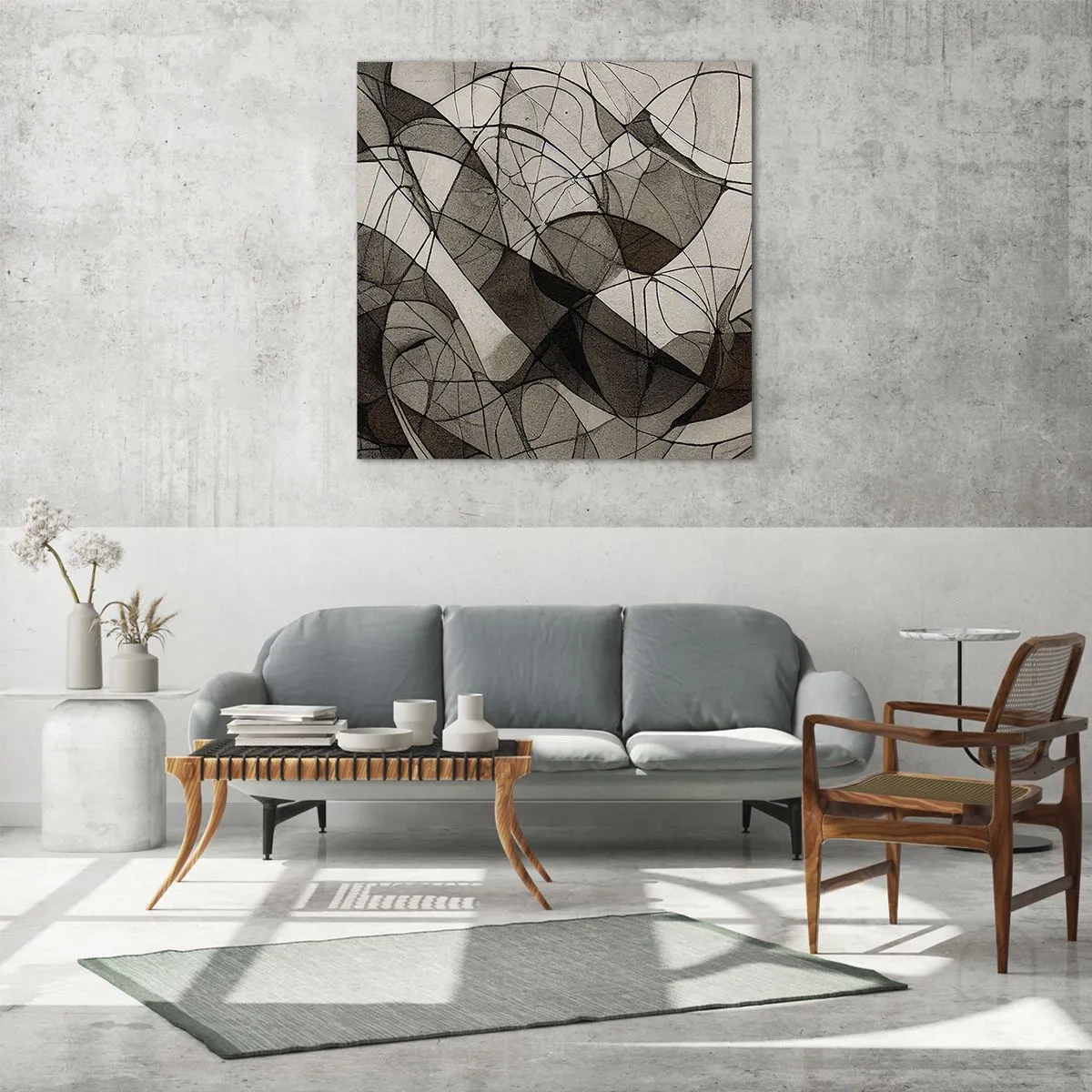 Obraz na skle - Oběh barev Země - 60x60 cm