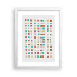 Plakát v bílém rámu - Neznámá hra - 30x40 cm