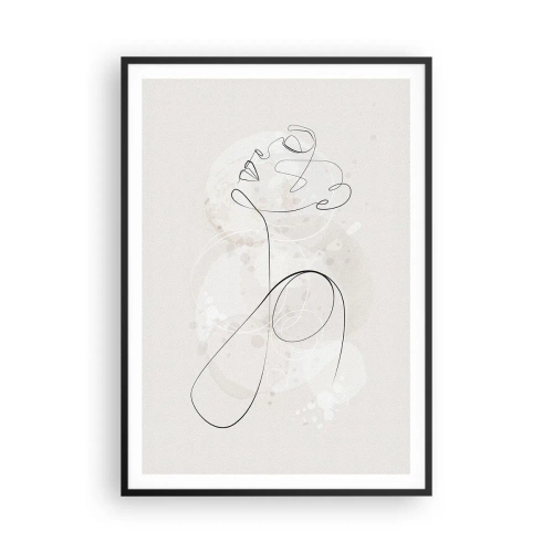 Plakát v černém rámu - Spirála krásy - 70x100 cm
