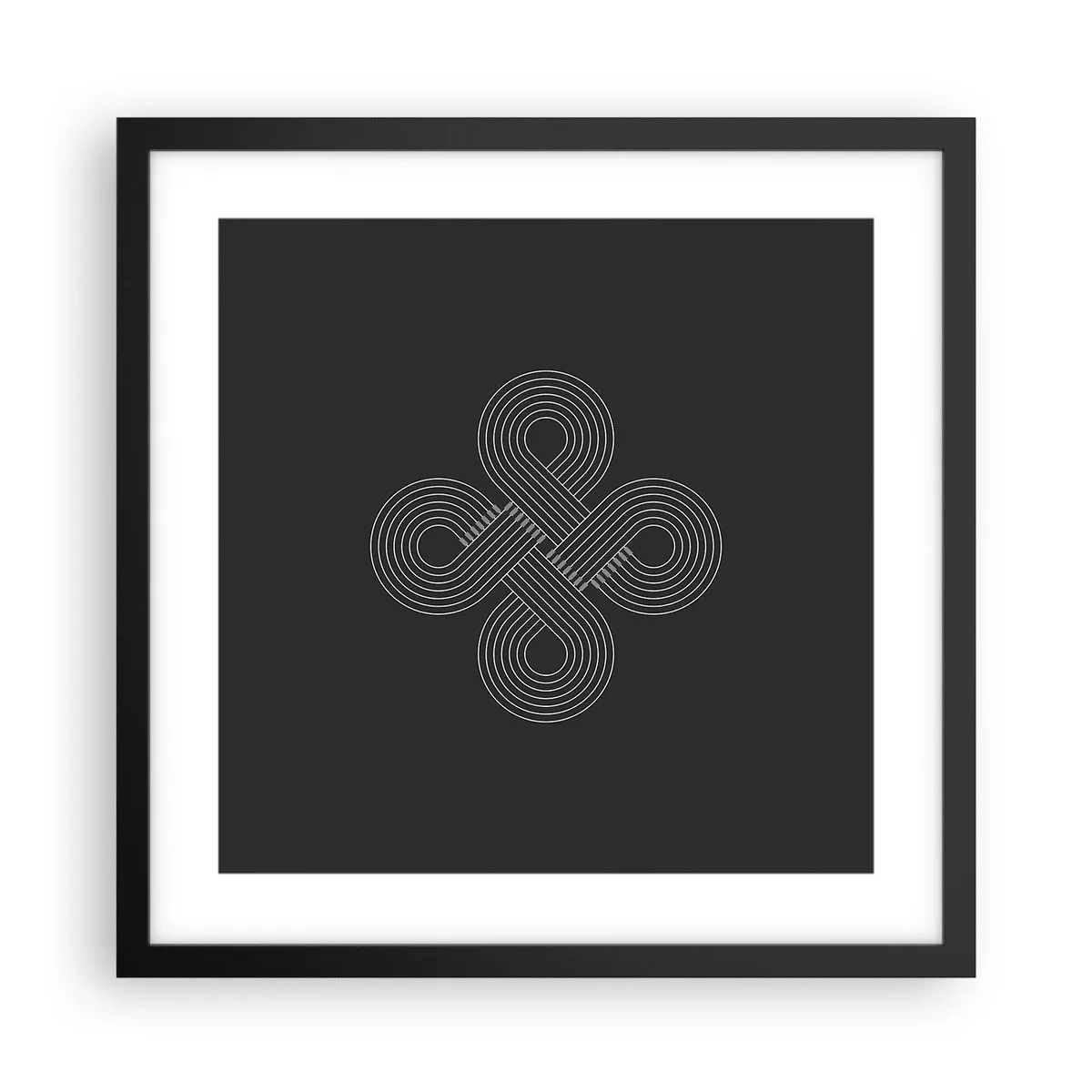 Plakát v černém rámu - V keltském duchu - 40x40 cm