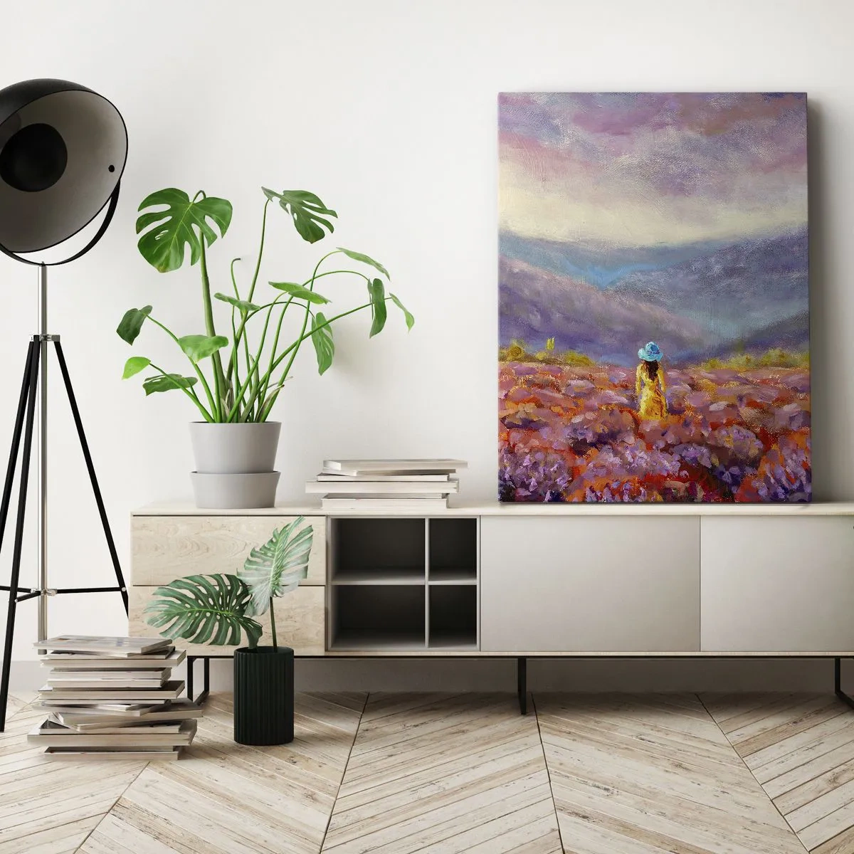 Obraz na plátně - V levandulovém světě - 50x70 cm