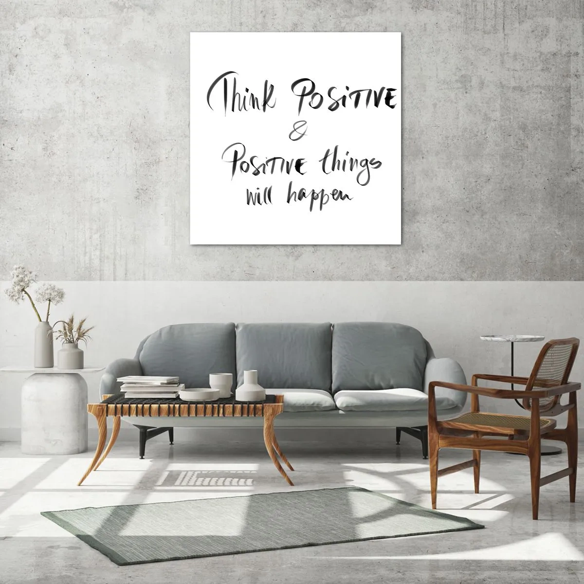 Obraz na skle - Jak žít? - 30x30 cm