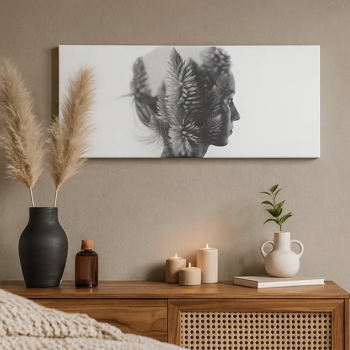 Obraz na plátně - Paní borovicového lesa - 30x30 cm