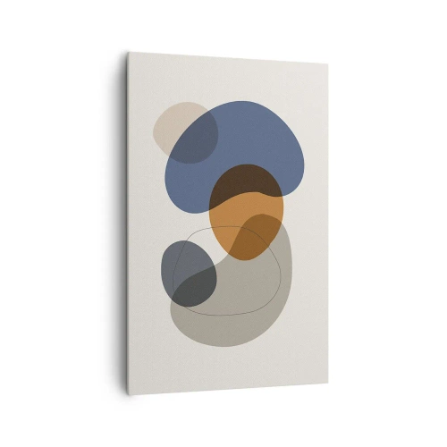 Obraz na plátně - Kapky barev - 80x120 cm