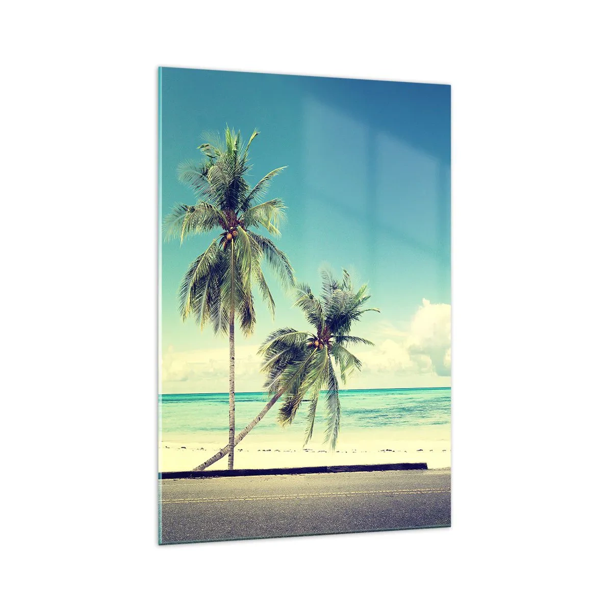 Obraz na skle - Prázdniny, je čas začít - 70x100 cm