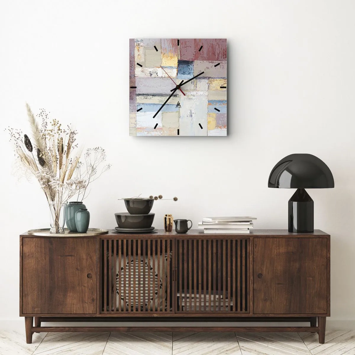 Nástěnné hodiny - Klid geometrie - 30x30 cm