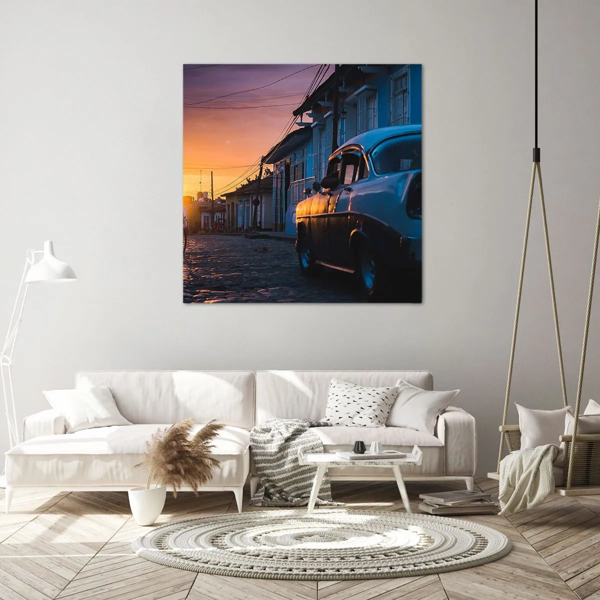 Obraz na plátně - Zde se zpomaluje čas - 40x40 cm