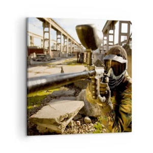 Obraz na plátně - I vy můžete být hrdinou - 60x60 cm