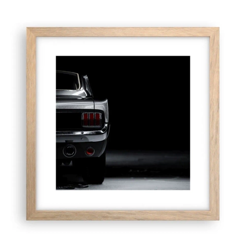 Plakát v rámu světlý dub - Kouzlo klasiky - 30x30 cm