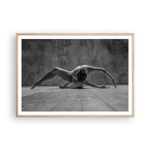 Plakát v rámu světlý dub - Nalezená symetrie - 100x70 cm