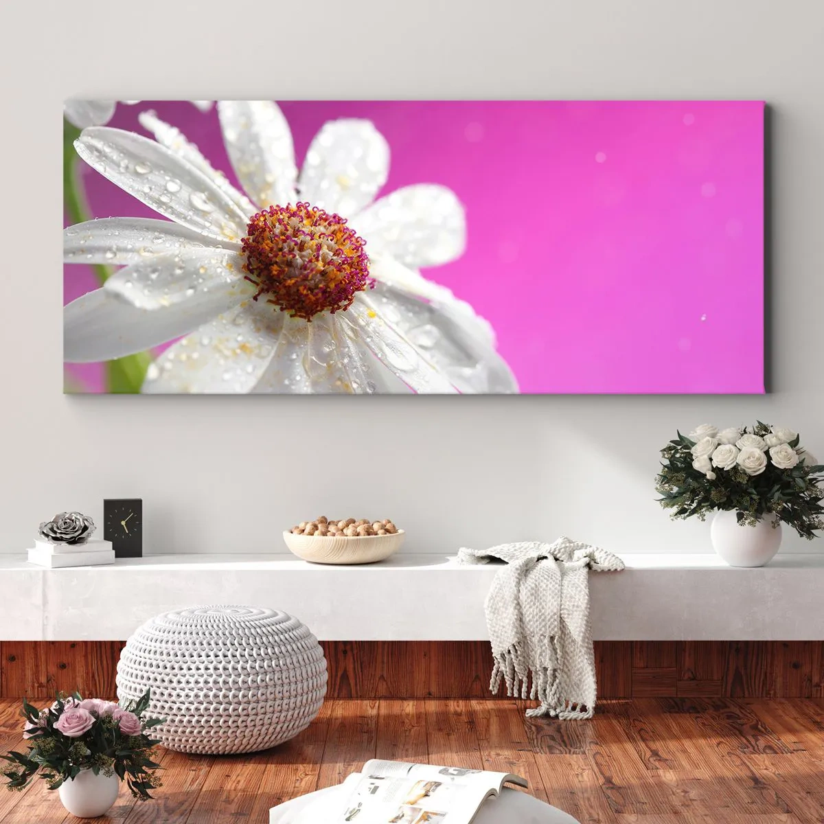Obraz na plátně - Skromný ve své kráse - 100x40 cm