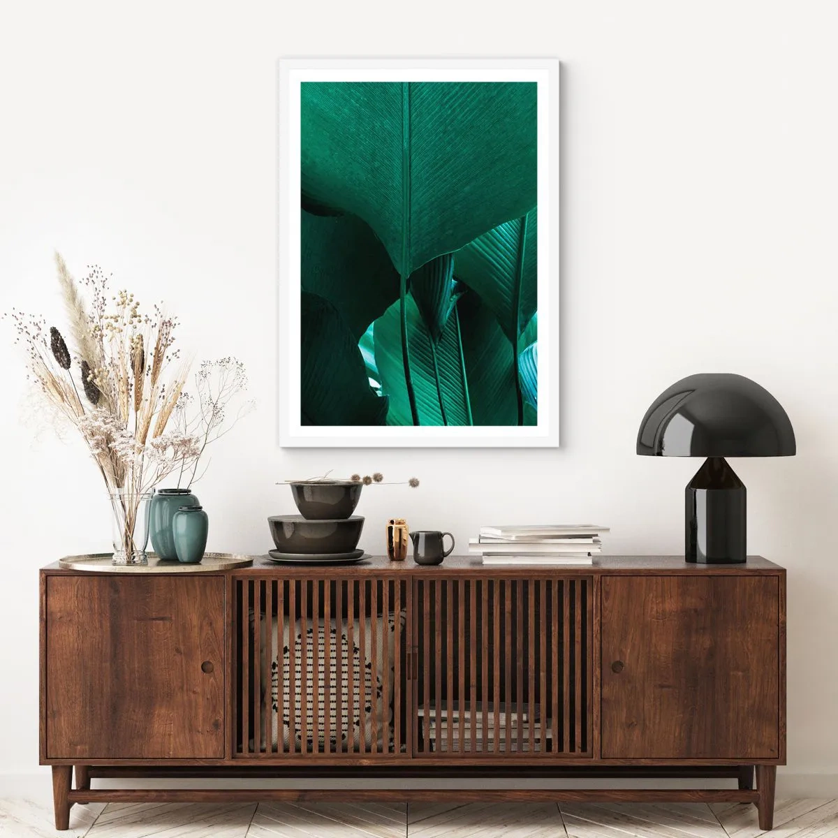 Plakát v bílém rámu - Obrácené ke světlu - 70x100 cm