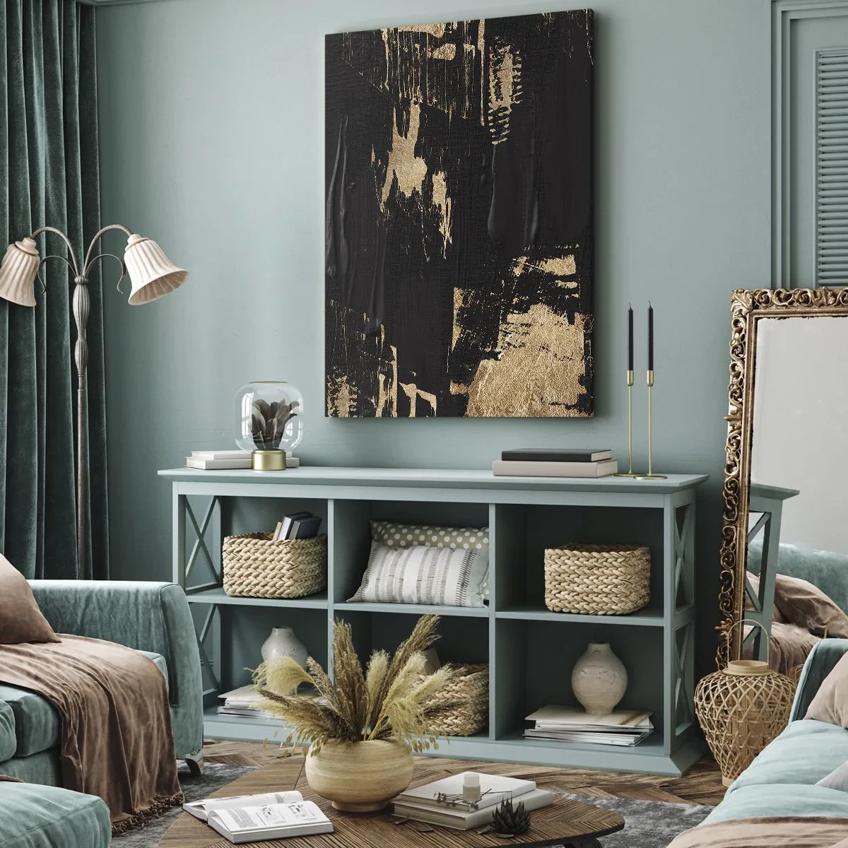 Obraz na plátně - Stopa doteku - 65x120 cm