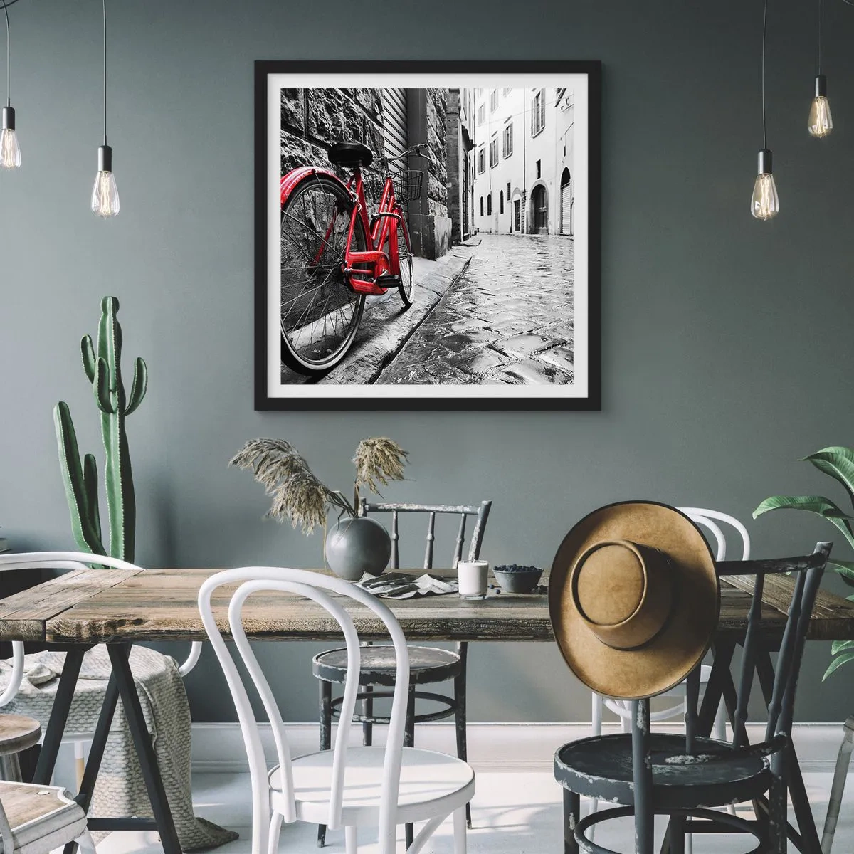 Plakát v černém rámu - Skutečná krása nestárne - 40x40 cm