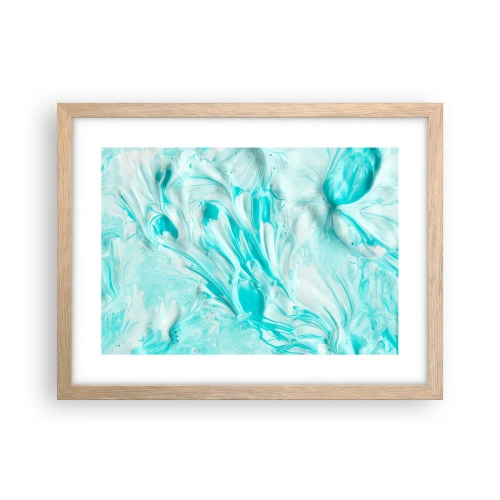 Plakát v rámu světlý dub - Navždy spolu - 40x30 cm