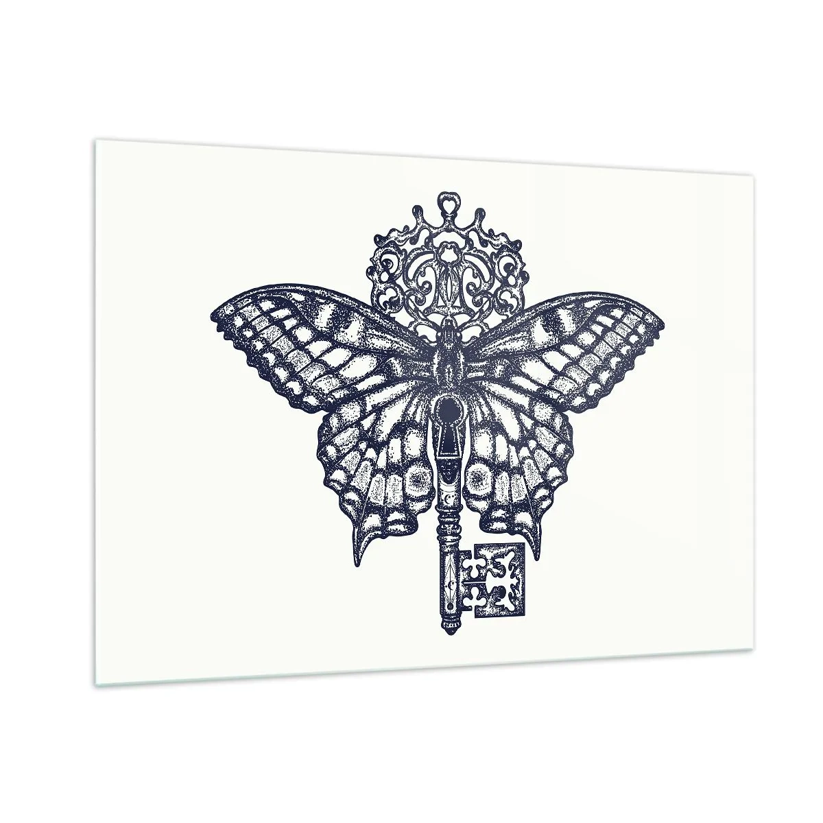 Obraz na skle - Všechna tajemství srdce - 100x70 cm