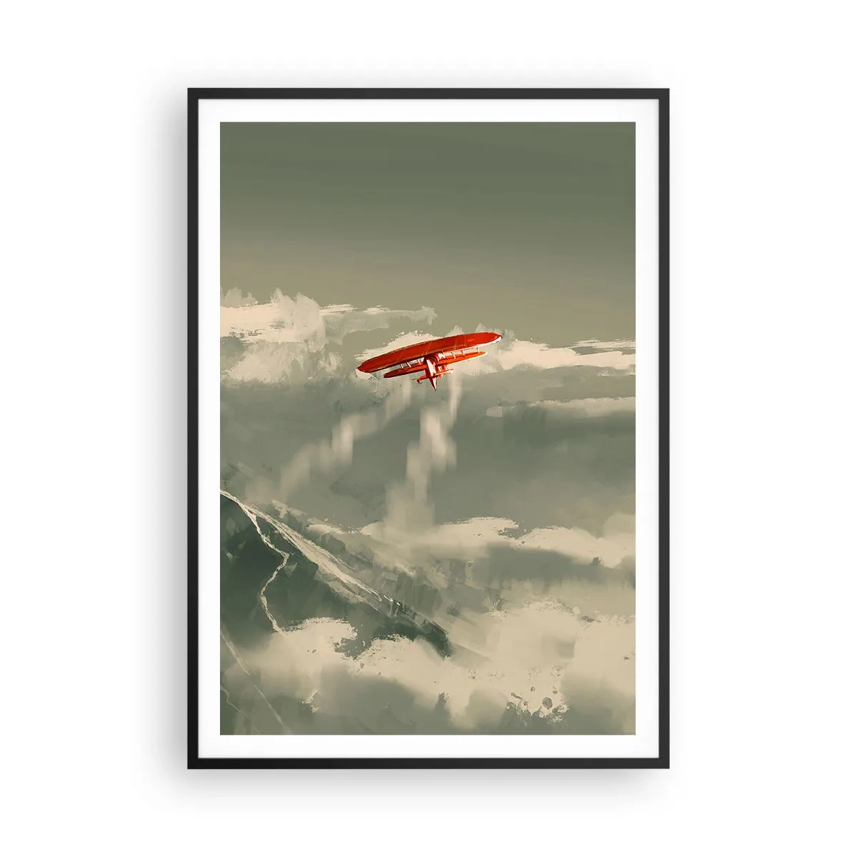 Plakát v černém rámu - Nebojácný průkopník - 70x100 cm