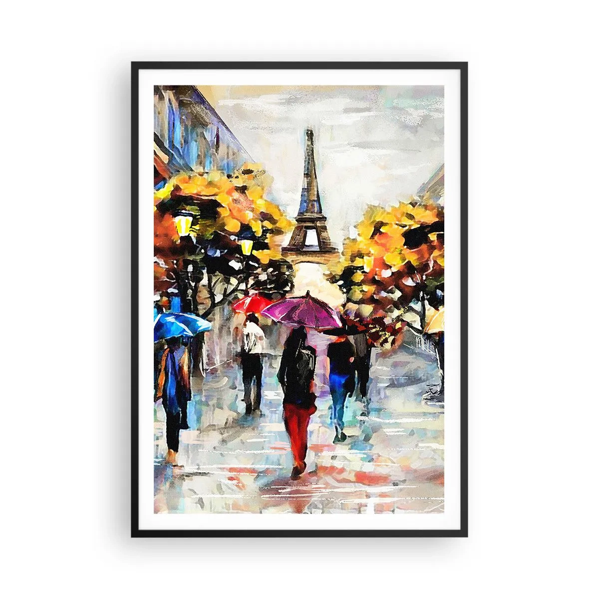 Plakát v černém rámu - Na podzim zvlášť krásný - 70x100 cm
