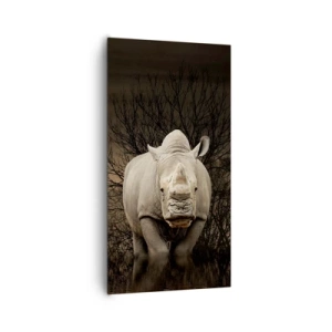 Obraz na plátně - Bílý proti přírodě - 65x120 cm