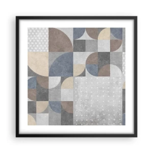 Plakát v černém rámu - Keramická fantazie - 50x50 cm