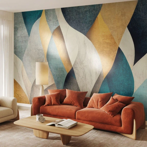 Fototapeta Premium Sand - Rytmus a vlnění - Abstrakce, Kus, Obnošené - 300x210 cm