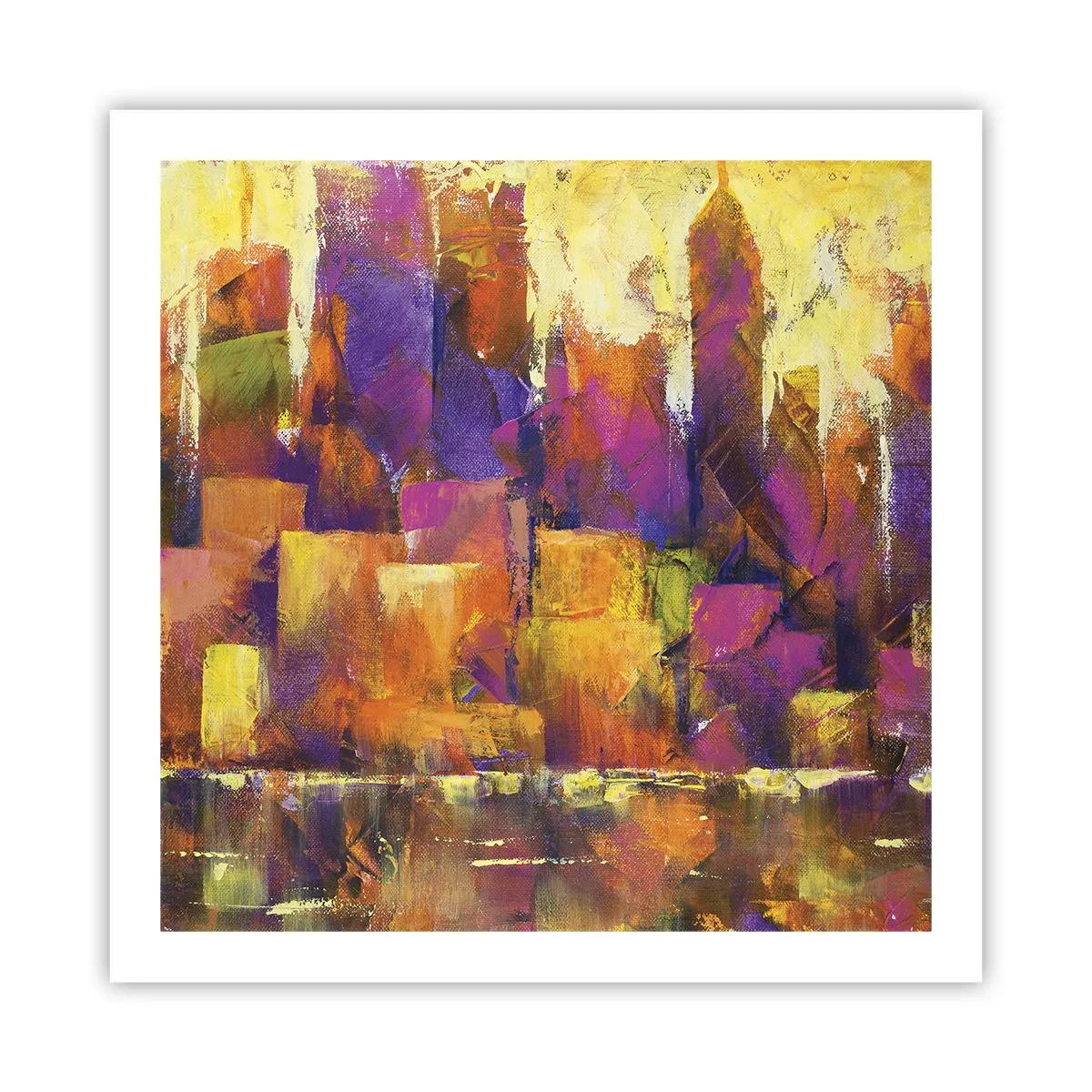 Plakát - Metropolitní kompozice - 60x60 cm