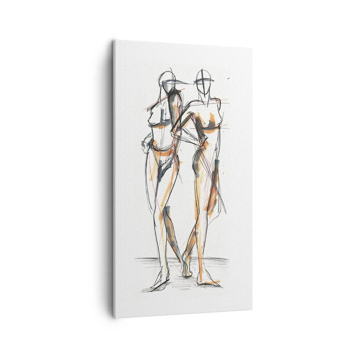 Obraz na plátně - Studie šarmu - 45x80 cm