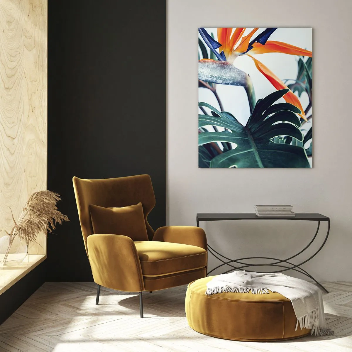 Obraz na skle - Ptákeř - 50x70 cm