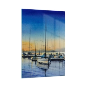 Obraz na skle - Konec dobrého dne - 50x70 cm