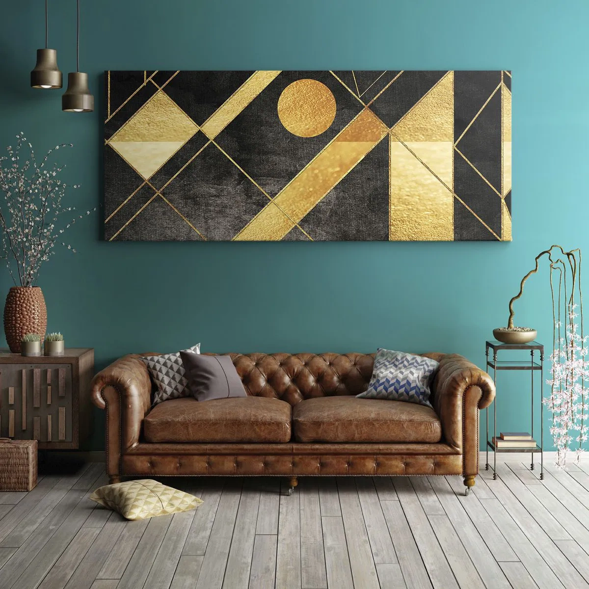 Obraz na plátně - Slunce pouště - 100x40 cm